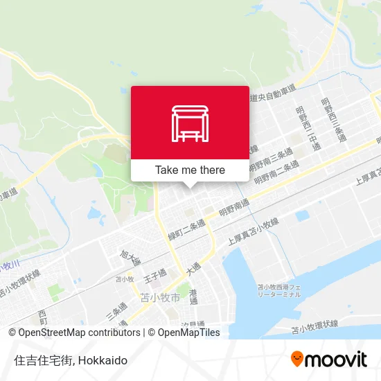 住吉住宅街 map