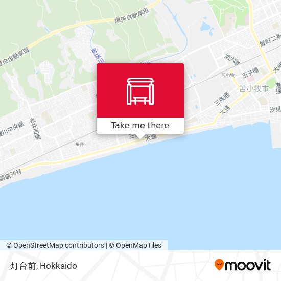 灯台前 map