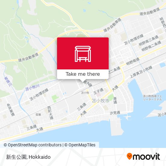 新生公園 map