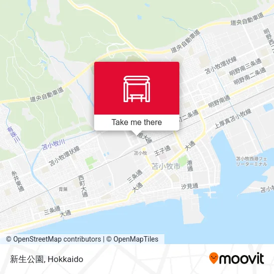 新生公園 map