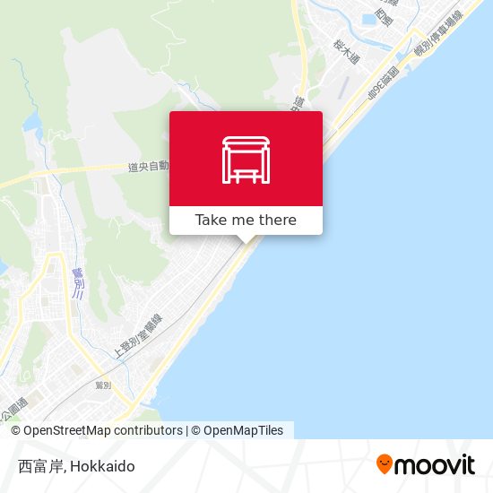 西富岸 map