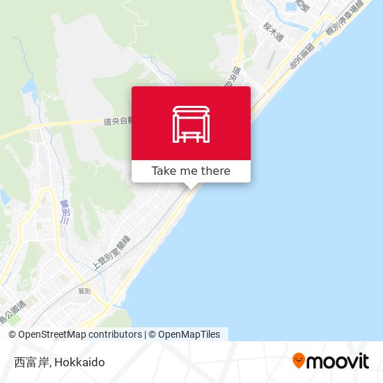西富岸 map