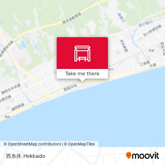 西糸井 map