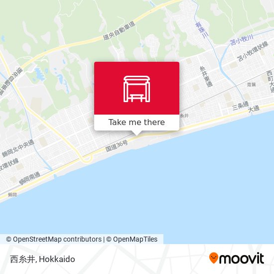 西糸井 map