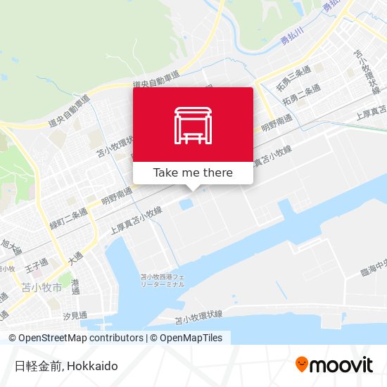 日軽金前 map