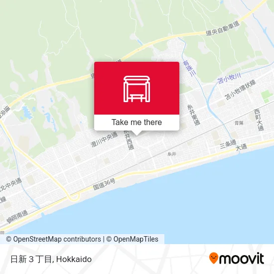日新３丁目 map