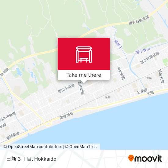 日新３丁目 map