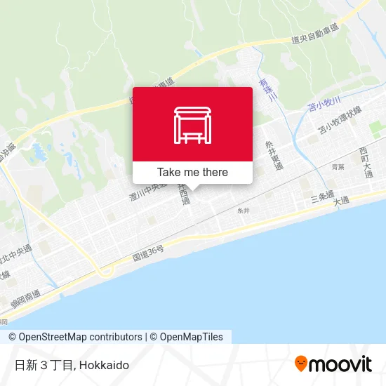 日新３丁目 map