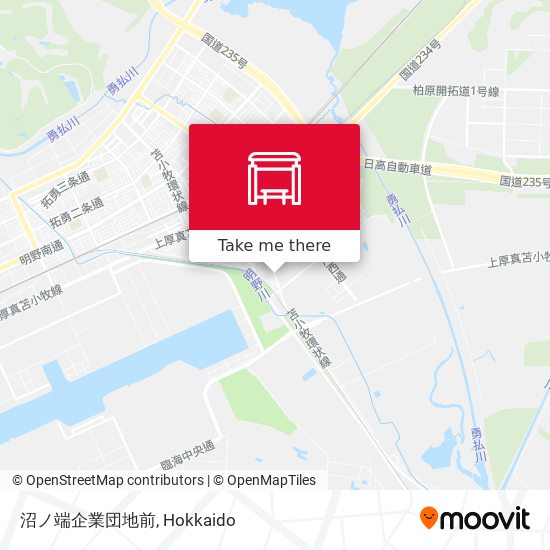 沼ノ端企業団地前 map