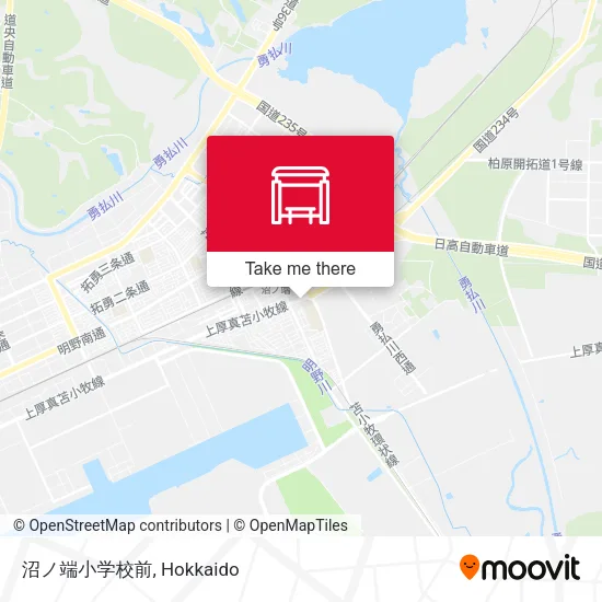 沼ノ端小学校前 map
