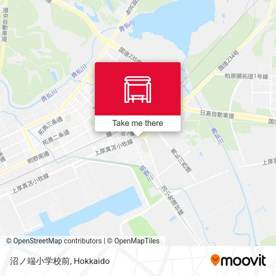 沼ノ端小学校前 map
