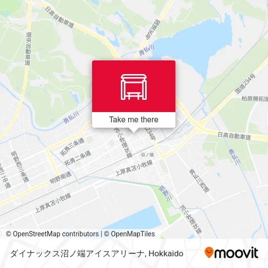 ダイナックス沼ノ端アイスアリーナ map