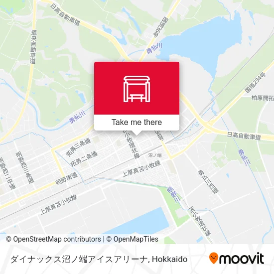 ダイナックス沼ノ端アイスアリーナ map