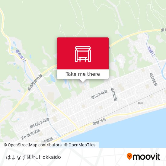 はまなす団地 map