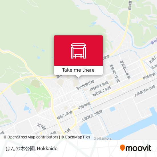 はんの木公園 map