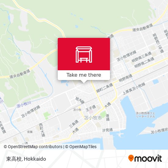 東高校 map