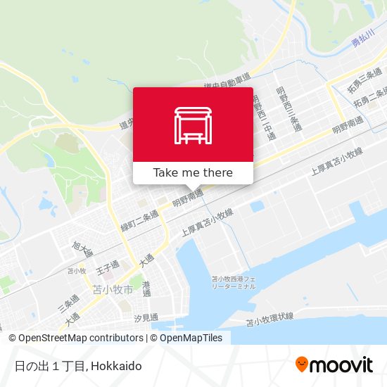 日の出１丁目 map