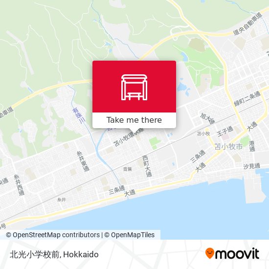 北光小学校前 map