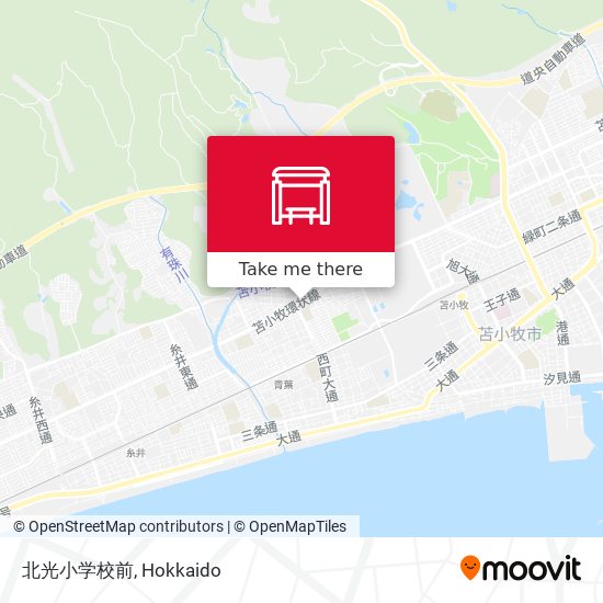 北光小学校前 map