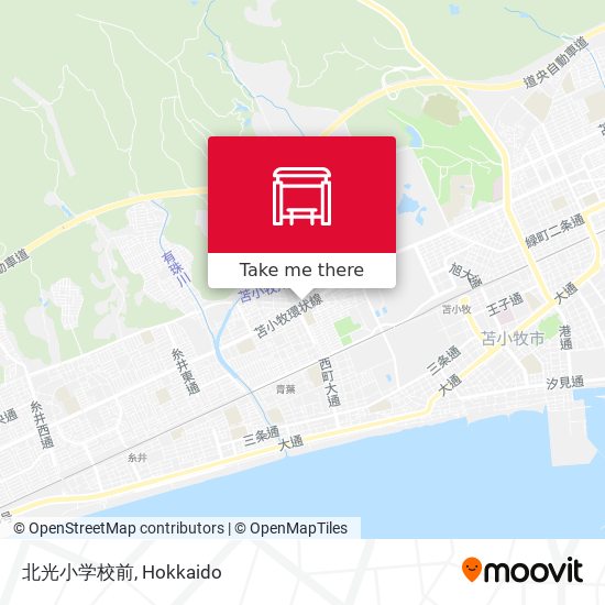 北光小学校前 map