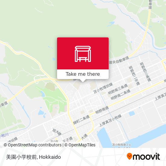 美園小学校前 map