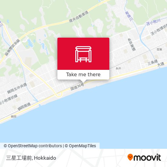 三星工場前 map