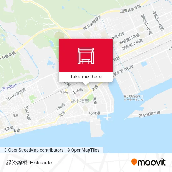 緑跨線橋 map