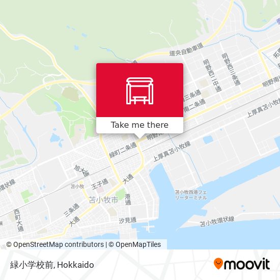 緑小学校前 map