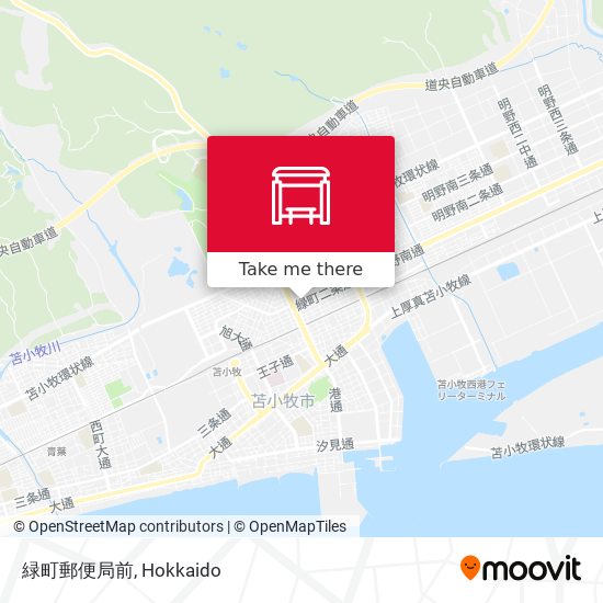 緑町郵便局前 map
