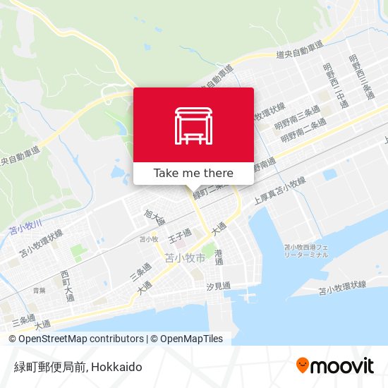 緑町郵便局前 map