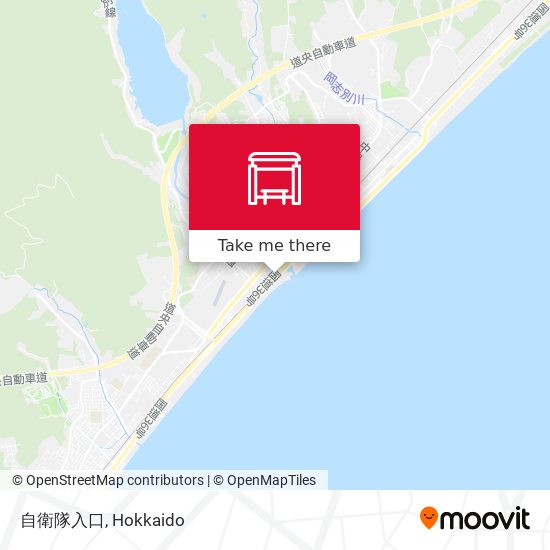 自衛隊入口 map