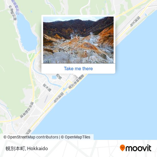 幌別本町 map