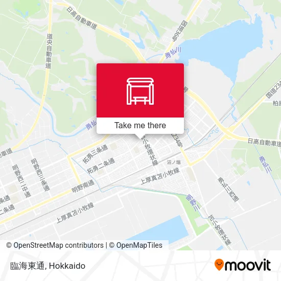 臨海東通 map
