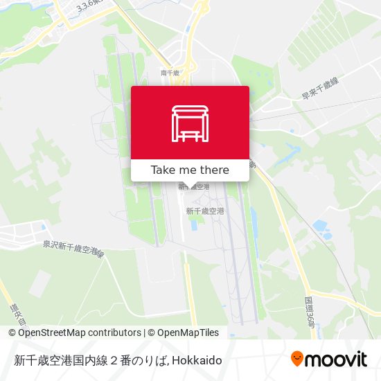 新千歳空港国内線２番のりば map