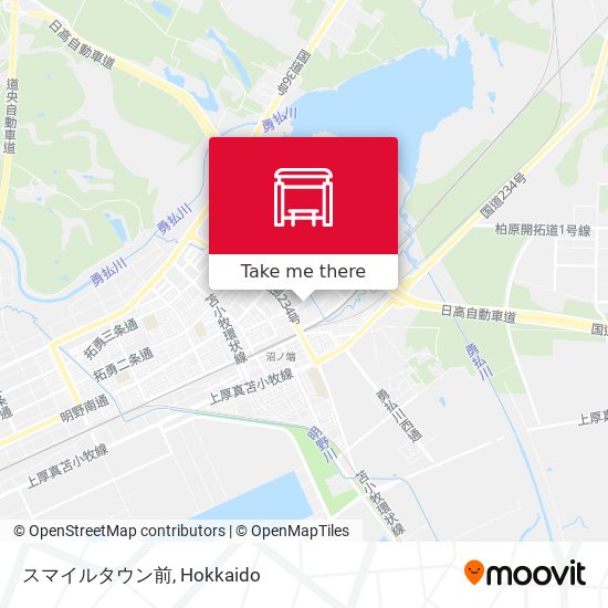 スマイルタウン前 map