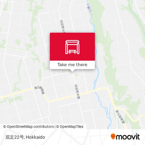 屈足22号 map