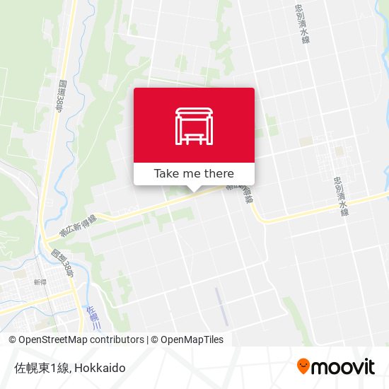 佐幌東1線 map