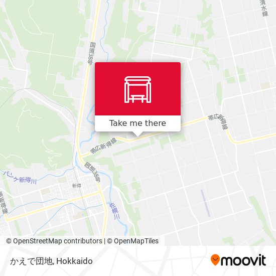 かえで団地 map