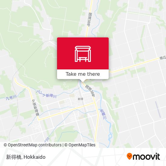 新得橋 map