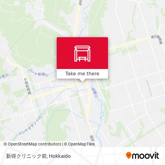 新得クリニック前 map