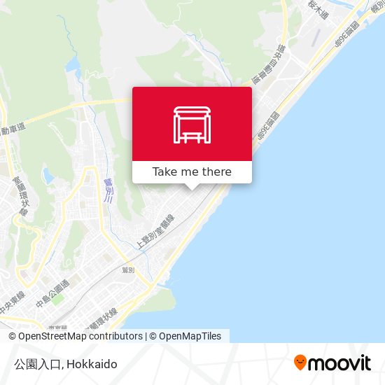 公園入口 map