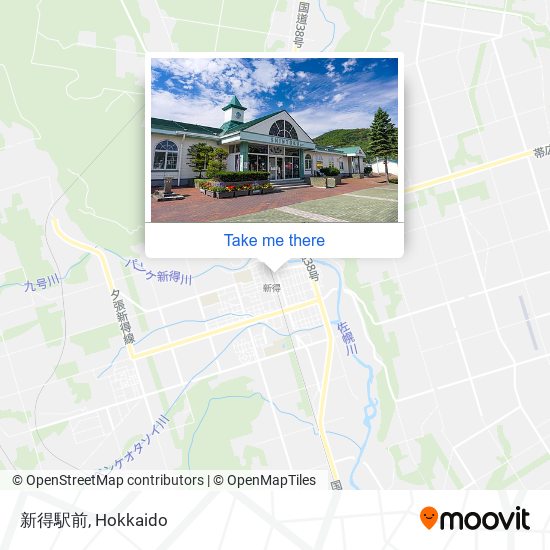 新得駅前 map