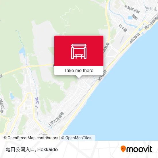 亀田公園入口 map