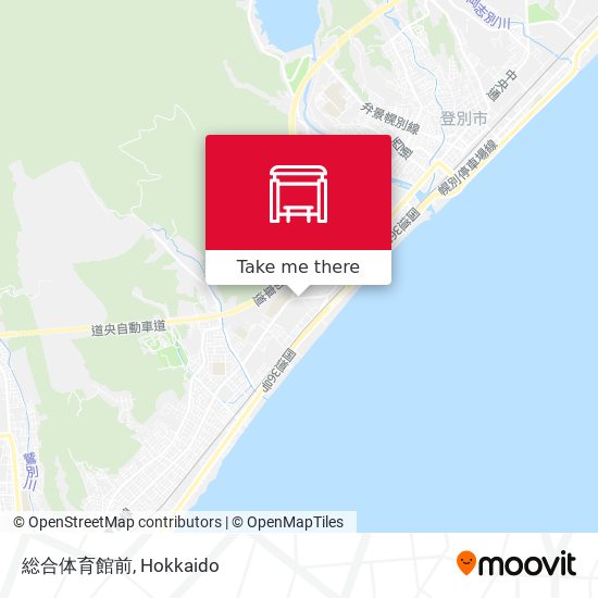 総合体育館前 map