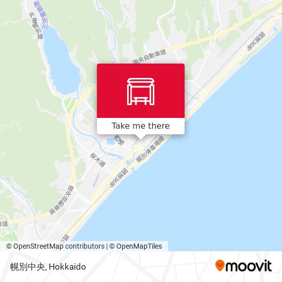 幌別中央 map