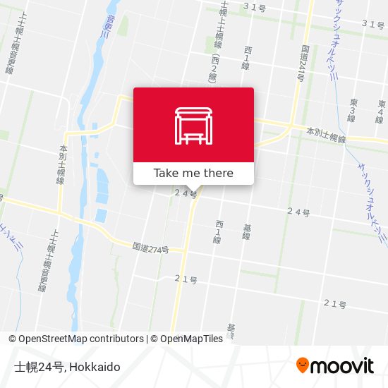 士幌24号 map