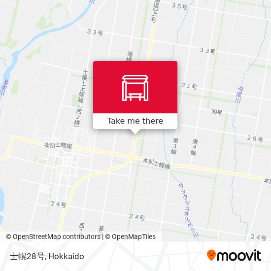 士幌28号 map
