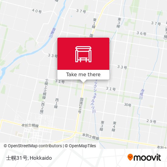士幌31号 map