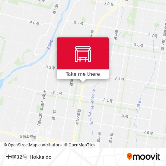 士幌32号 map