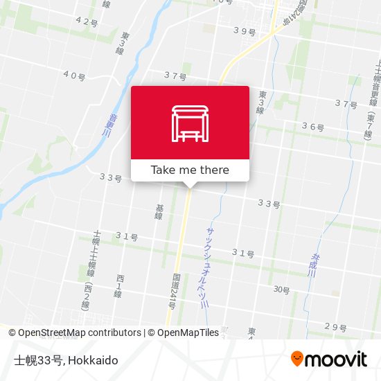 士幌33号 map